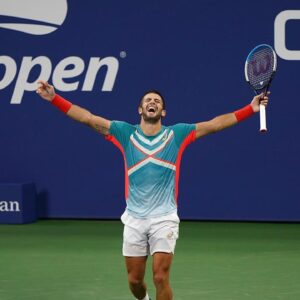 Borna Corić pokonał Stefanosa Tsitsipasa w trzeciej rundzie US Open.