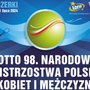 Oficjalny plakat 98. Narodowych Mistrzostw Polski w Tenisie