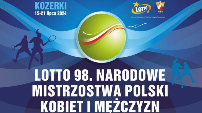 Oficjalny plakat 98. Narodowych Mistrzostw Polski w Tenisie