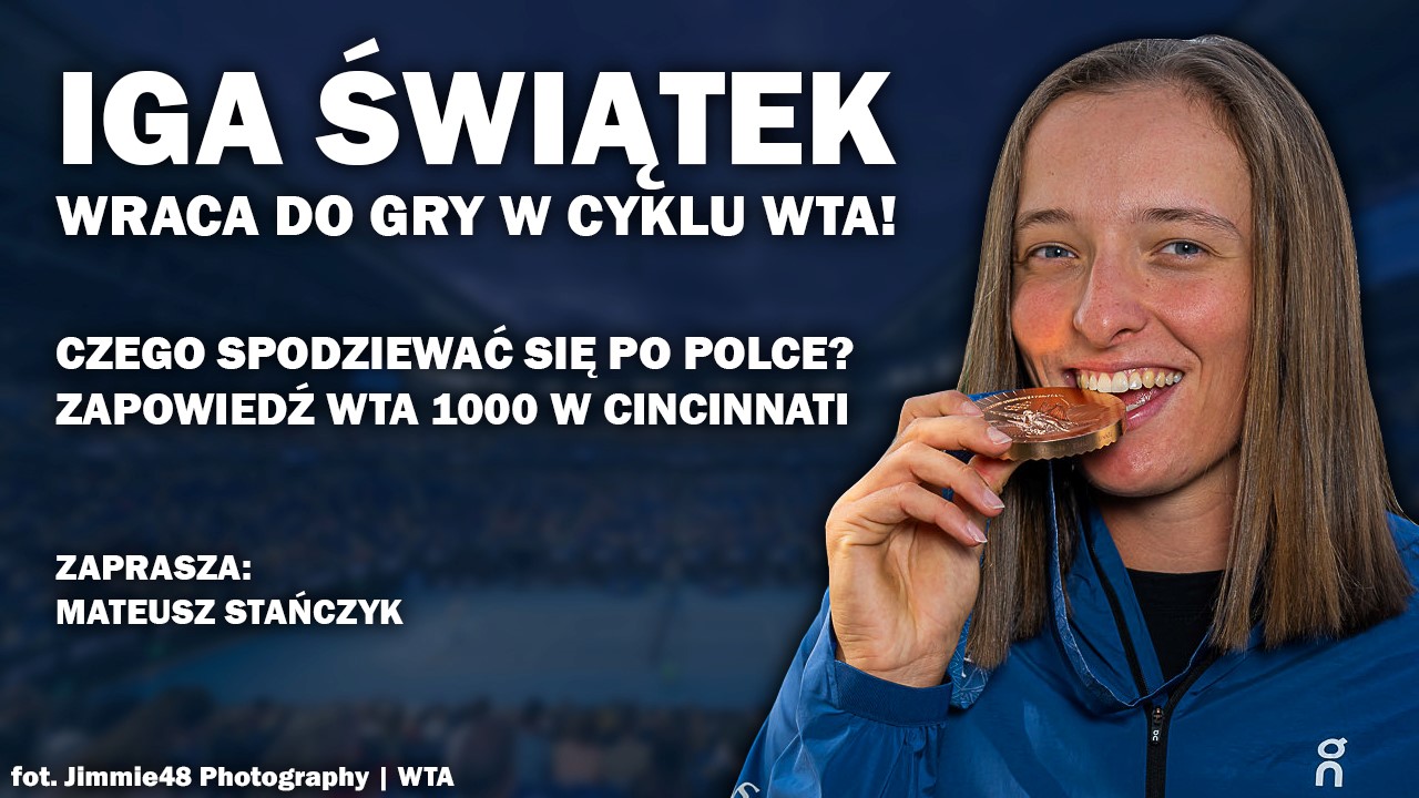 Świątek wraca do gry, problemy Sabalenki – Cincinnati! [WIDEO]