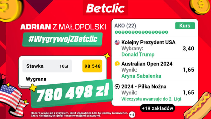 betclic - kupon