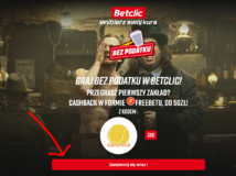 Rejestracja po kod promocyjny w BetClic